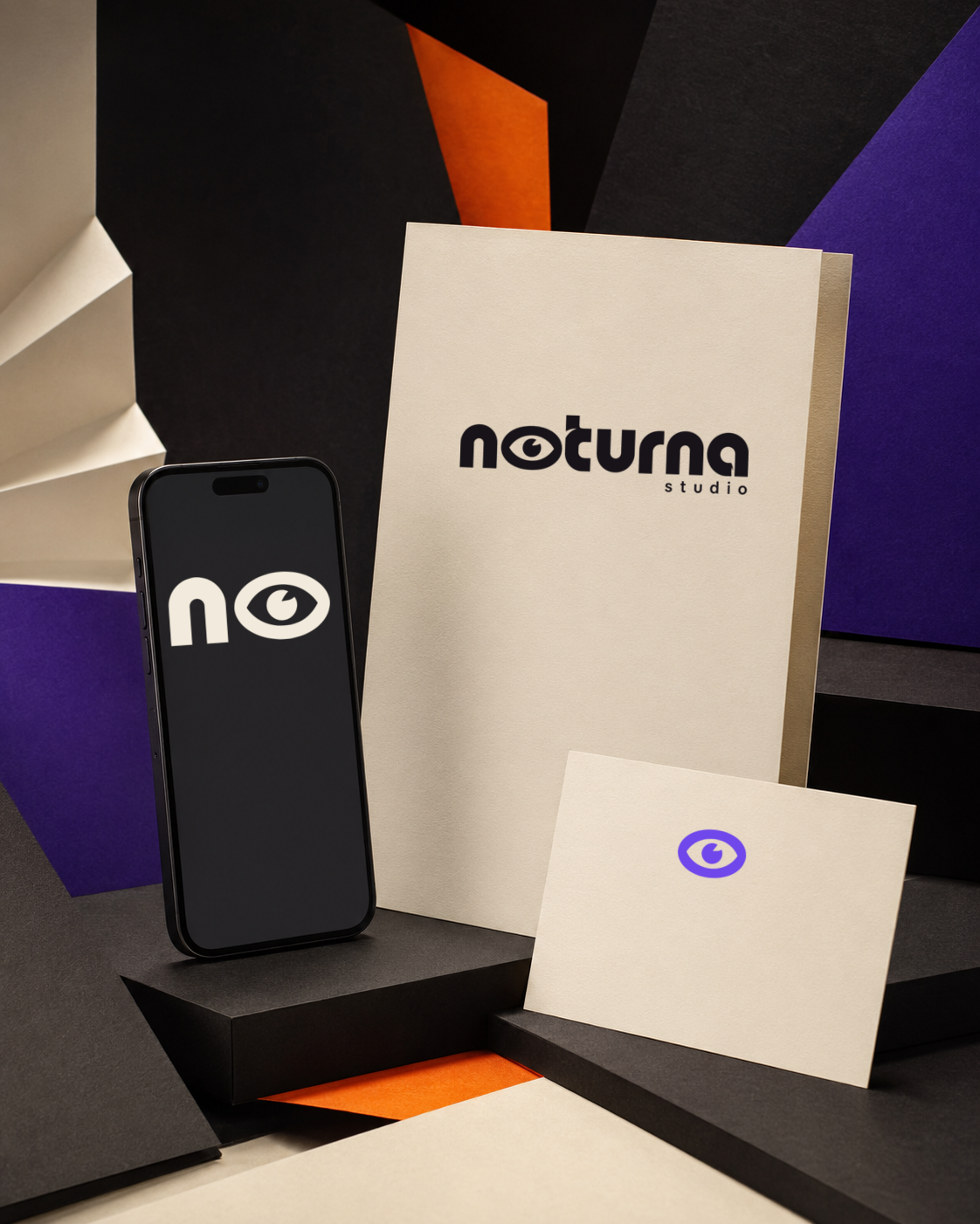 Mockups de site mobile e carta de apresentação