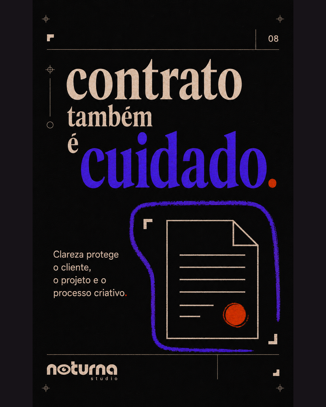 Aplicação da marca sobre contrato