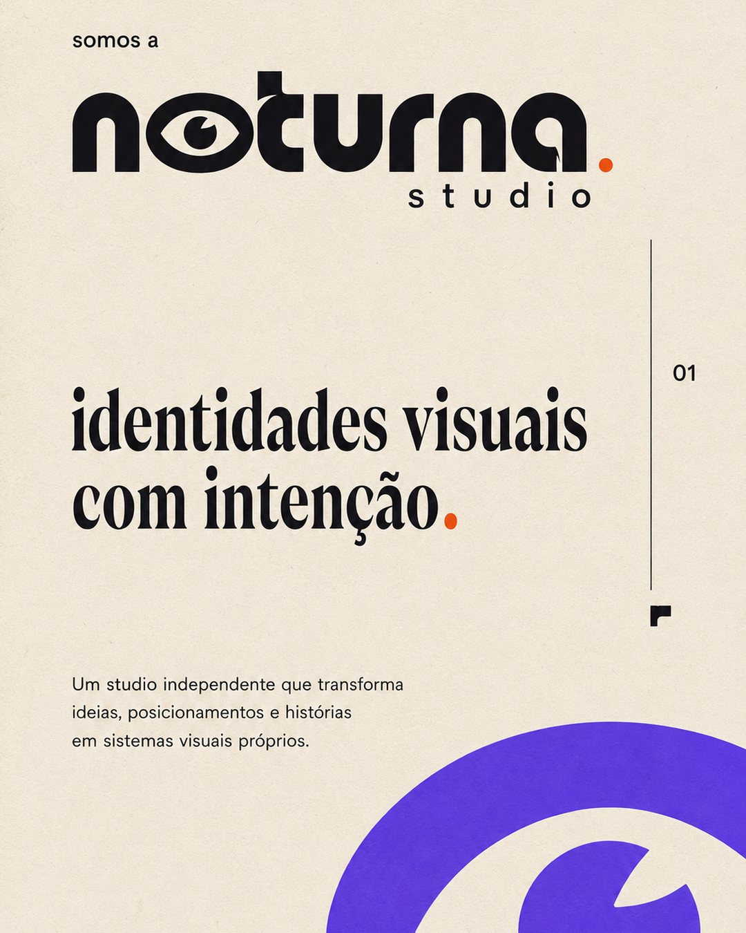 Apresentação institucional da Noturna Studio